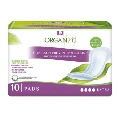 Superdrug Organyc Maximum Pads 10 Organic Cotton Incontinence- Buy online at McGrocer