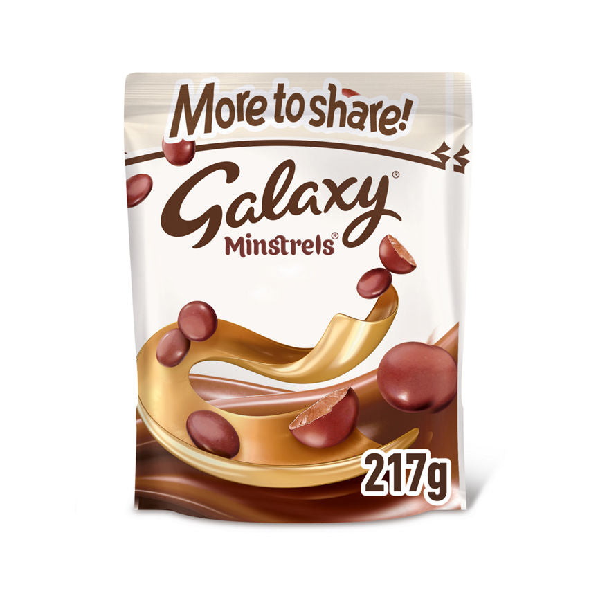 Galaxy Minstrels Milk Chocolate Buttons Sharing Pouch Bag