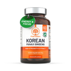 PharmaZen Korean Panax Ginseng Extract 60 Capsules, UK version
