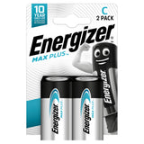 Energizer Max Plus C Alkaline Batteries x2 GOODS Sainsburys   