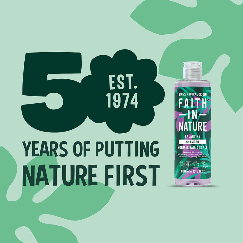 Faith In Nature Shampoo Lavender & Geranium 400ml - British product