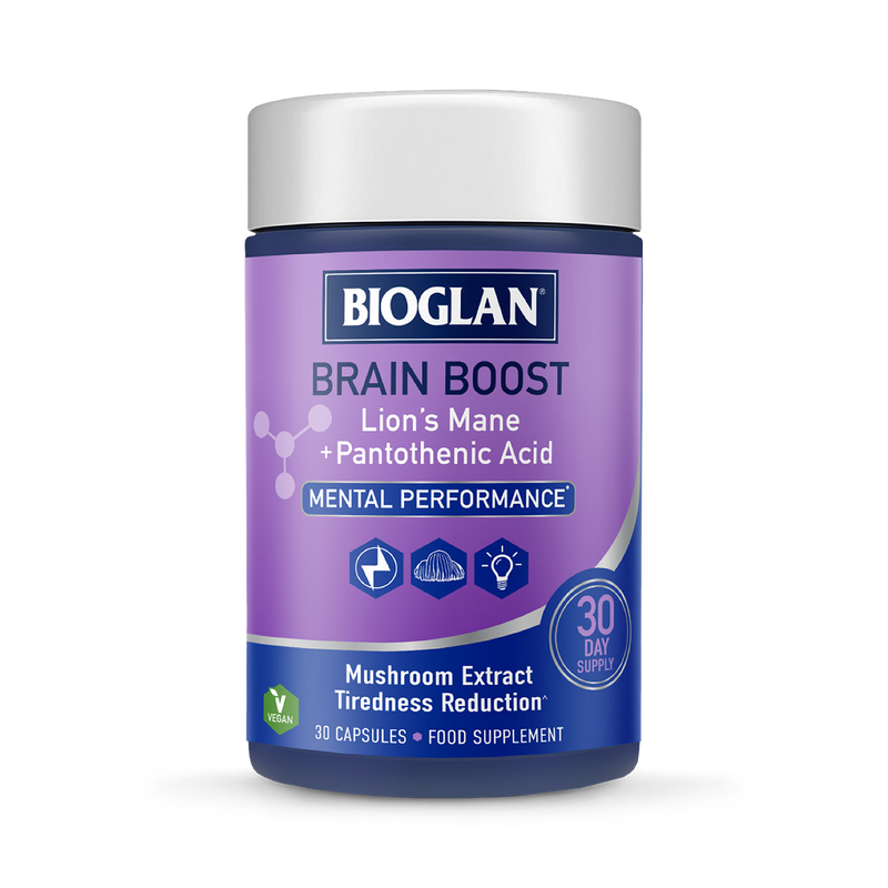 Bioglan brain supplement Brain Boost 30 capsules, imported from the UK