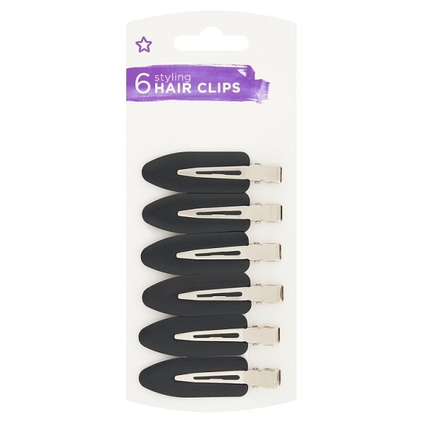 Superdrug No Crease Styling Clips 6pk GOODS Superdrug   