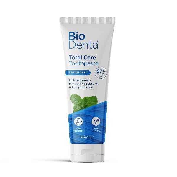 BioDenta Natural Whitening Toothpaste TOTAL CARE Vegan 75ml