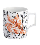 Meissen porcelain flower ornament mug 250ml - British product