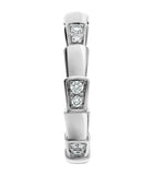 Bvlgari Serpenti Viper 18k white gold diamond ring, UK version