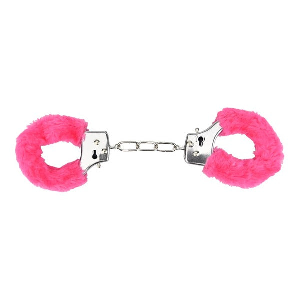 Bound to Play furry handcuffs pink - British product