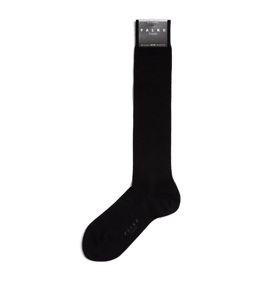 Falke Long Tiago cotton socks non-slip sole (British brand)
