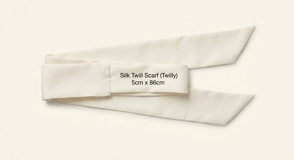 Givenchy silk stamp bandeau 125cm x 5cm, imported from the UK
