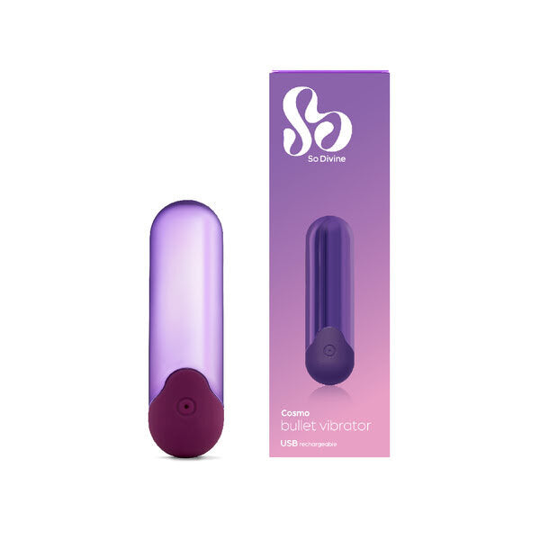 So Divine Cosmo mini bullet vibrator, imported from the UK
