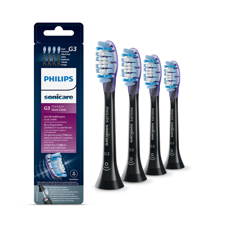 Philips Sonicare Gum Care brush heads 4 pack, imported from the UK