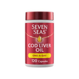 Seven Seas Cod Liver Oil Omega-3 120 capsules (British brand)