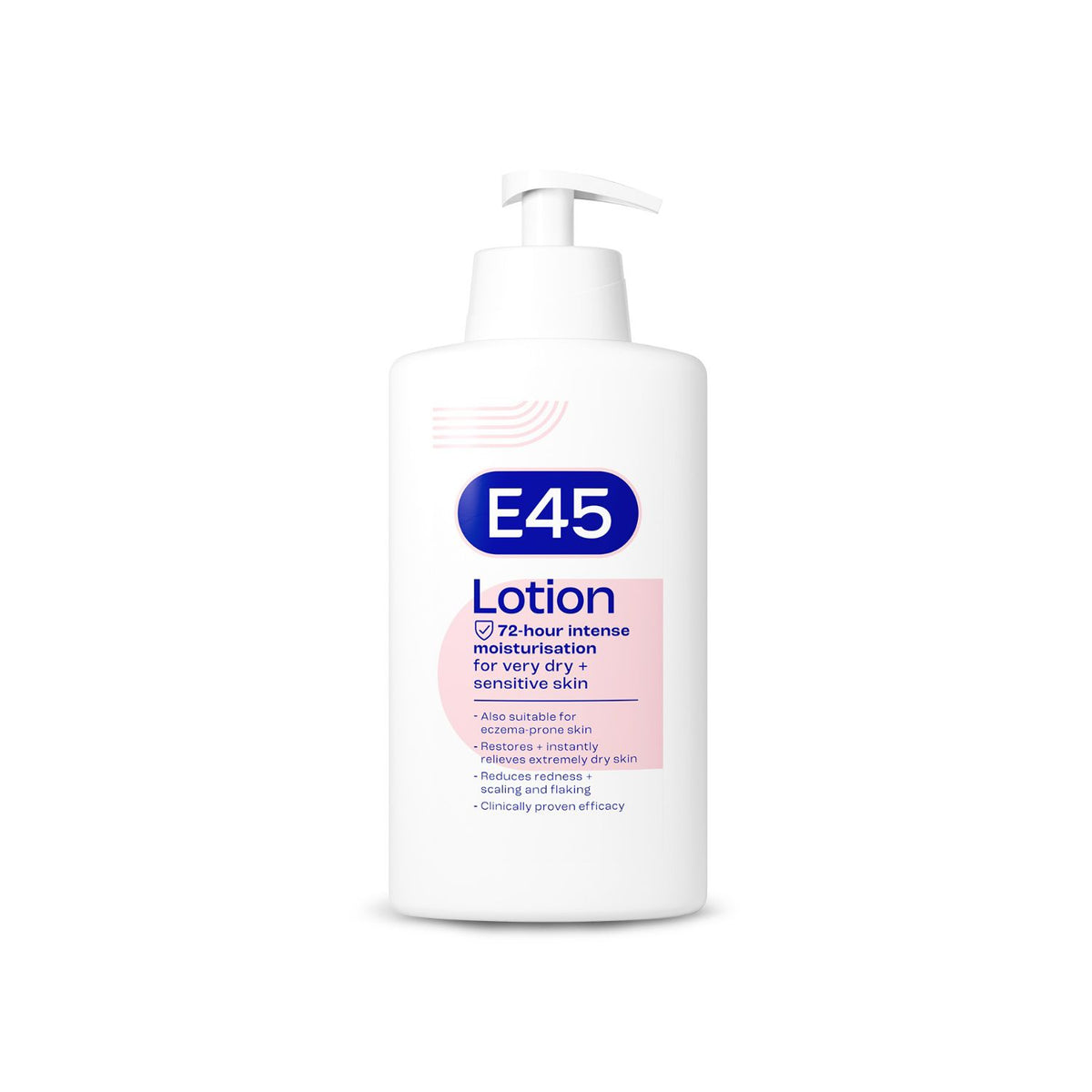 E45 daily moisturising body lotion 500ml, UK version