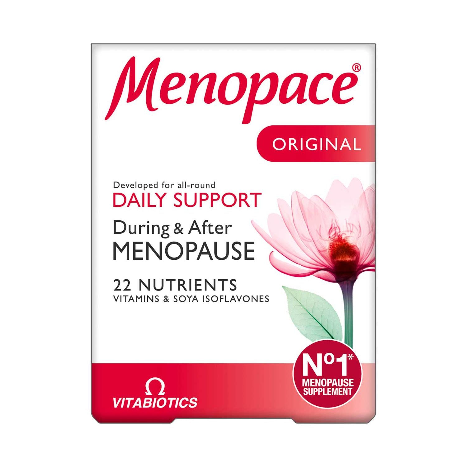 Vitabiotics Menopace Original 30 tablets, UK version