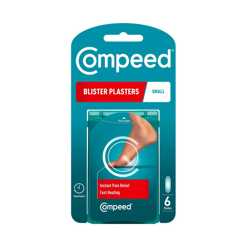 Compeed small hydrocolloid blister plasters for feet - British product
