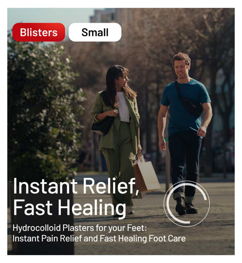 Compeed small hydrocolloid blister plasters for feet - British product