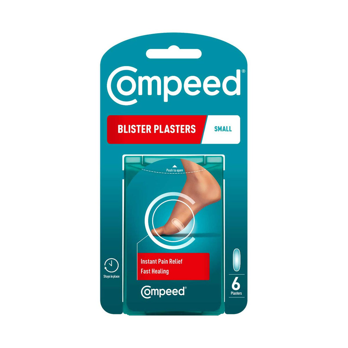 Compeed small hydrocolloid blister plasters for feet - British product