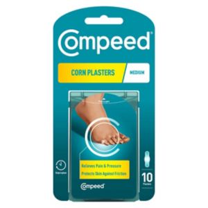 ضمادات Compeed لعلاج مسامير القدم المتوسطة، عبوة من 10 ضمادات
