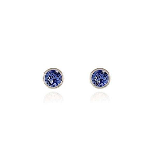 Cachet Thisbe earrings Tanzanite crystal (British brand)