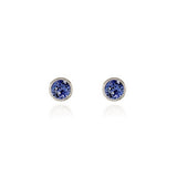 Cachet Thisbe earrings Tanzanite crystal (British brand)