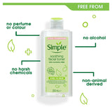 Simple Kind to Skin alcohol free facial toner 200ml (British brand)