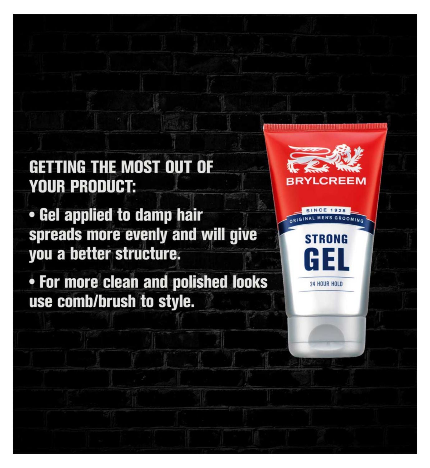 Brylcreem Hair Gel Strong 150ml - British product