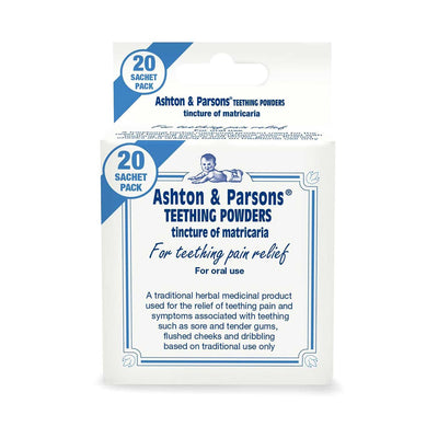 Boots Ashton & Parsons Teething Powders Herbal Teething Relief Sachets 20 Pack- Buy online at McGrocer
