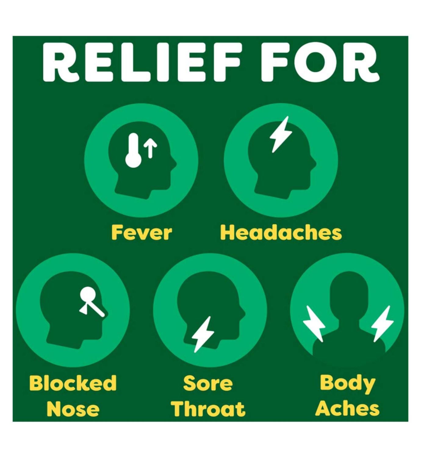 Lemsip cold and flu remedy lemon 10 sachets, UK version