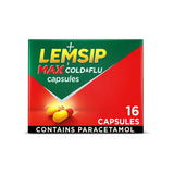 Lemsip Max Cold & Flu Capsules 16 capsules (British brand)