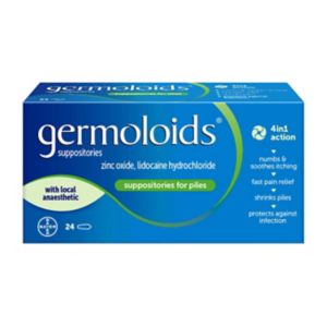 Germoloids Stikkpiller 24 stk mot hemoroider