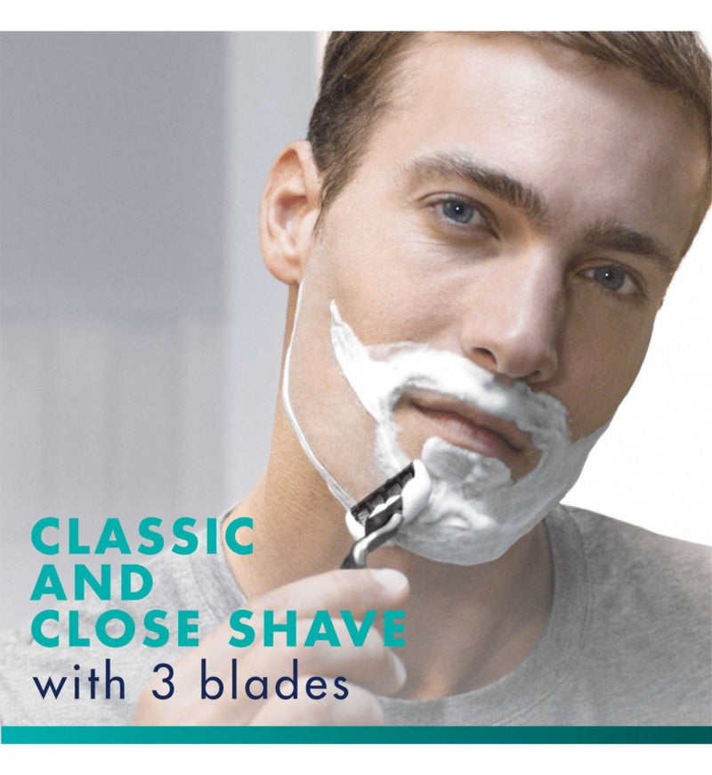 Gillette Mach3 razor blade refills 8 count - British product