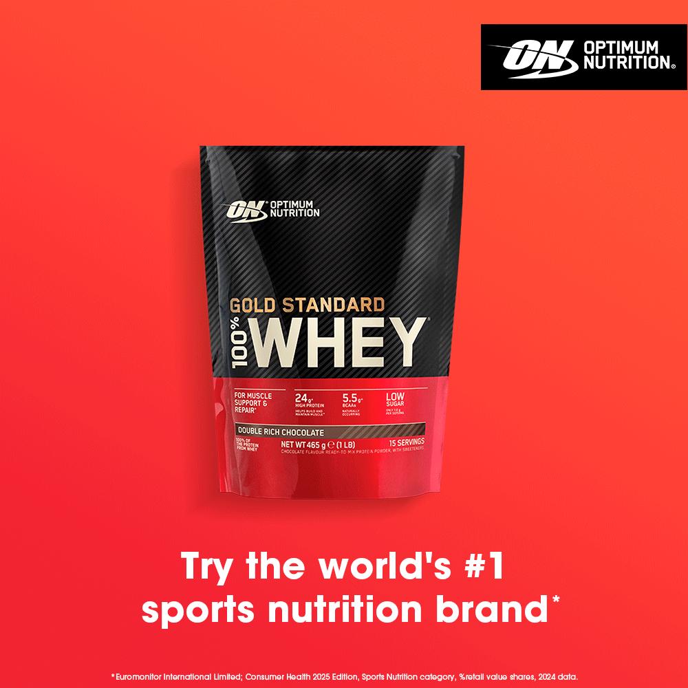 Optimum Nutrition Gold Standard whey protein double rich chocolate 450g (British brand)
