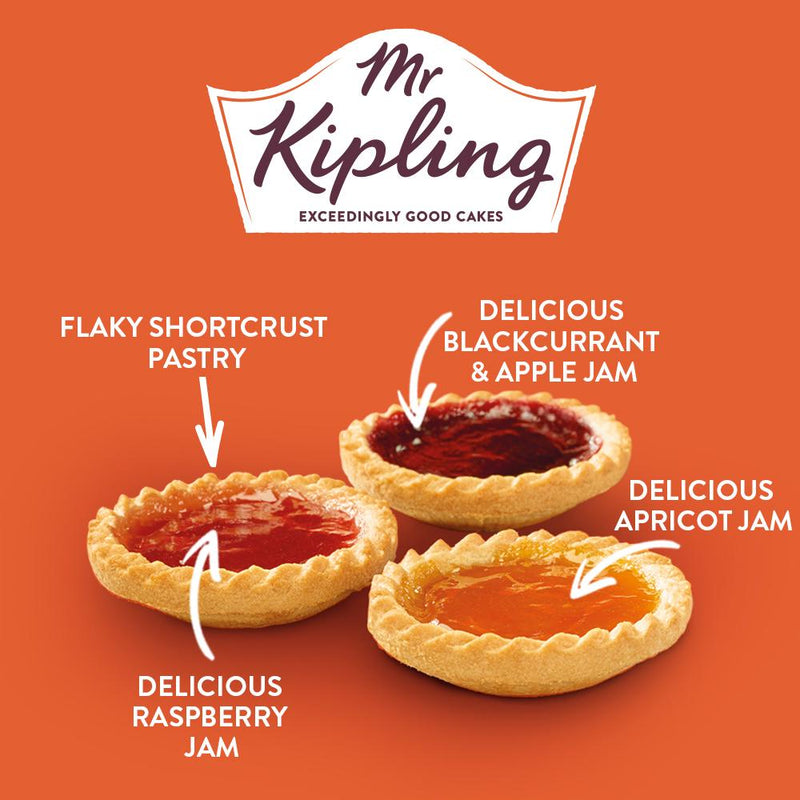 Mr Kipling jam tarts pack of 6 - British product
