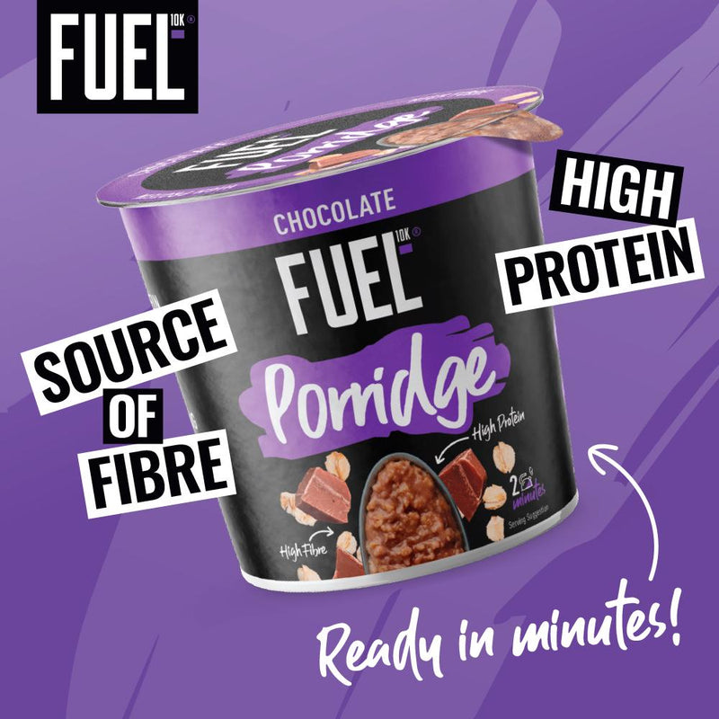 FUEL10K chocolate porridge pot 70g (British brand)