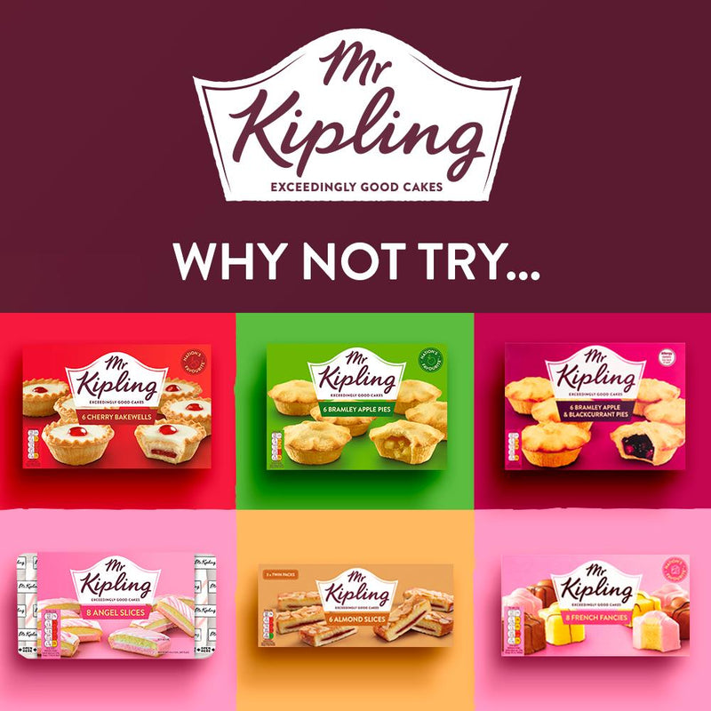 Mr Kipling chocolate cake slices x8 (British brand)