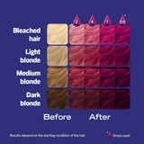 Schwarzkopf Petal Pink temporary hair dye drops 30ml (British brand)