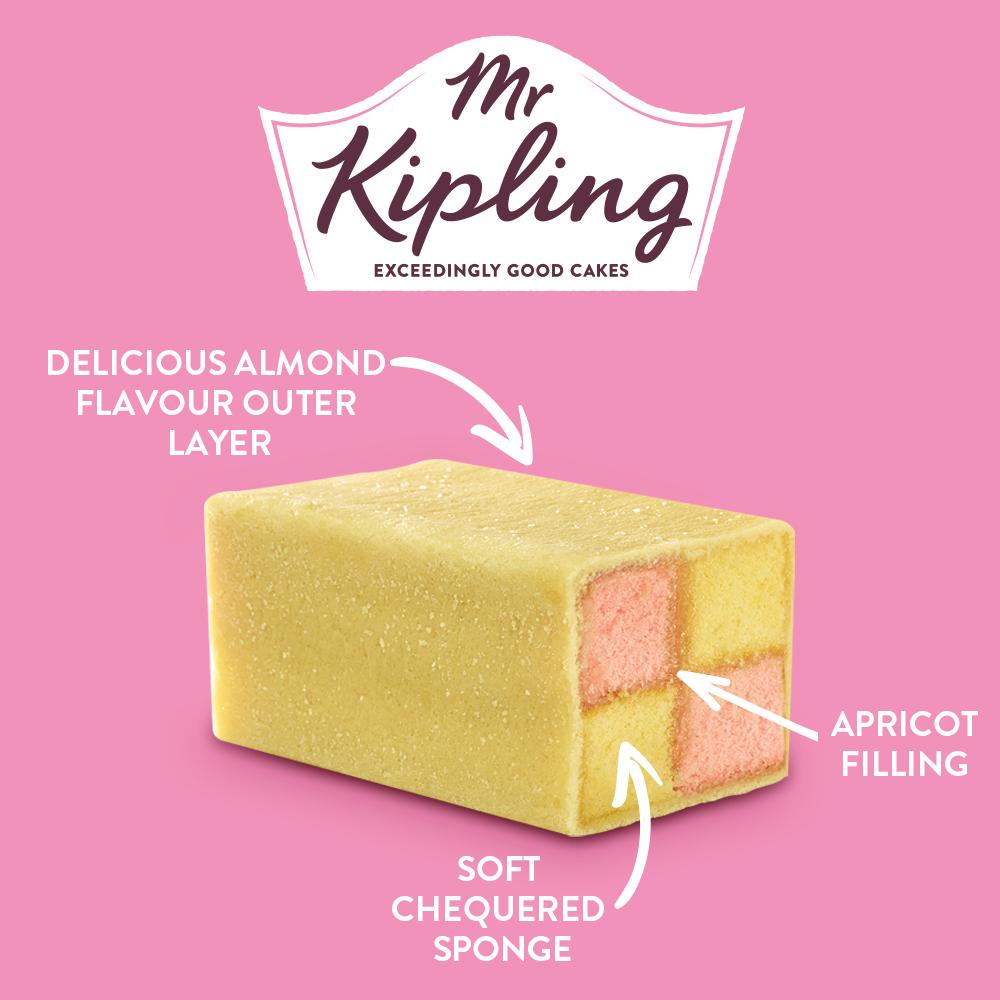 Mr Kipling Battenberg cake 230g (British brand)