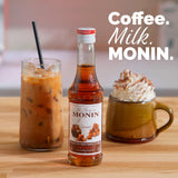 Monin Caramel Syrup 250ml, imported from the UK