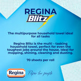 Regina Blitz kitchen towel rolls 4 pack, imported from the UK