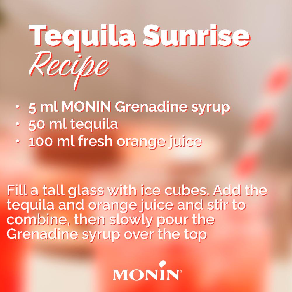 Monin Grenadine Syrup Red Berry 250ml, imported from the UK