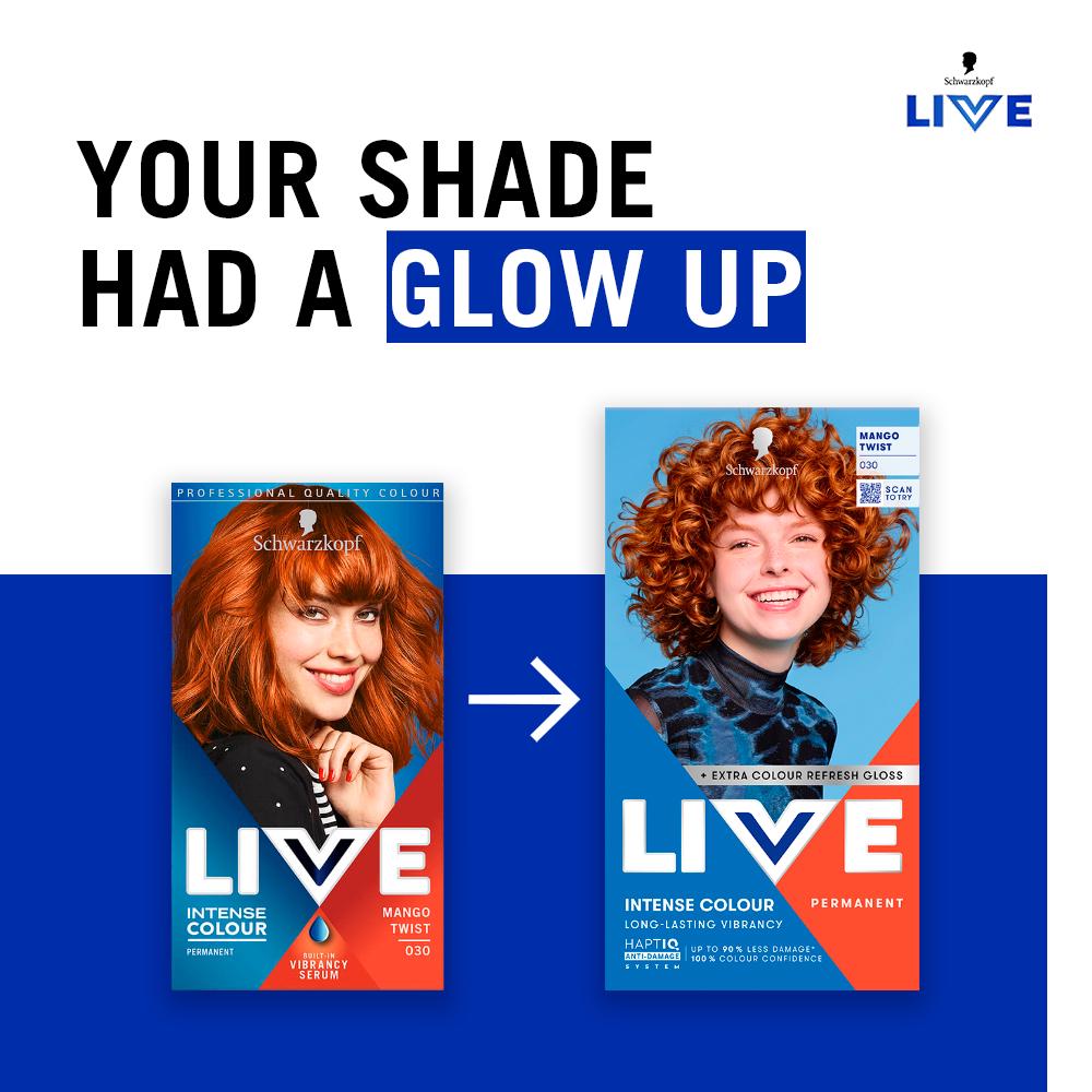 Schwarzkopf permanent hair dye Mango Twist, UK version