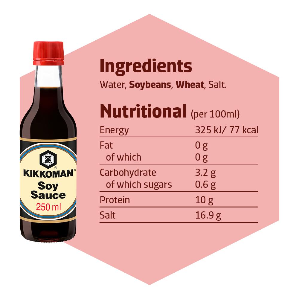 Kikkoman Soy Sauce Naturally Brewed 250ml, UK version