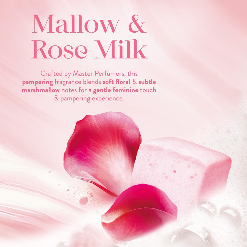 Imperial Leather Foamburst body wash Mallow and Rose Milk 200ml, UK version