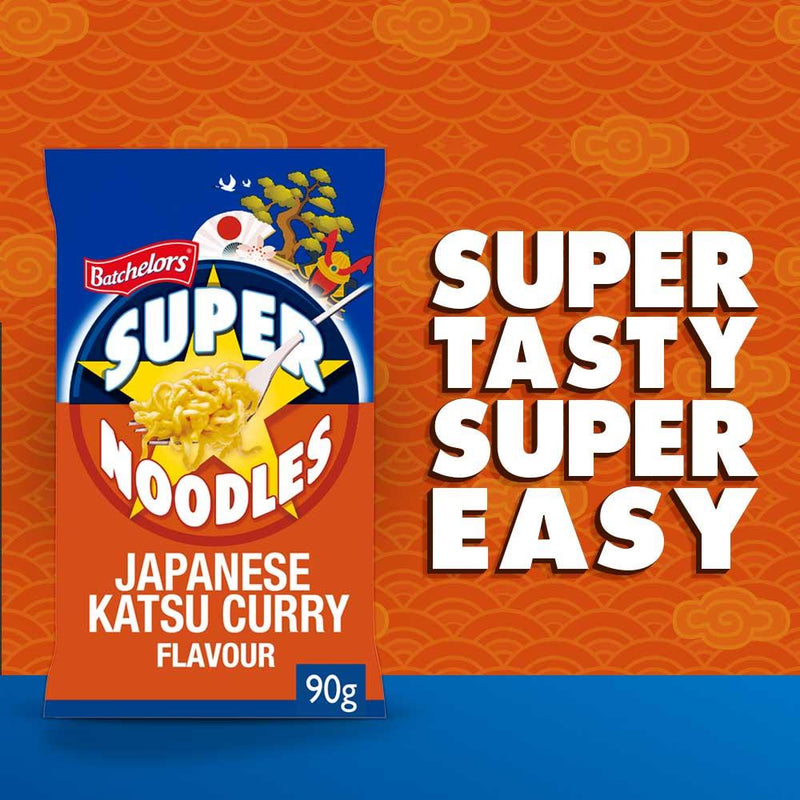 Batchelors Super Noodles Japanese Katsu Curry Flavour 90g - British product