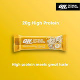 Optimum Nutrition Marshmallow Crunch protein bar 65g, imported from the UK