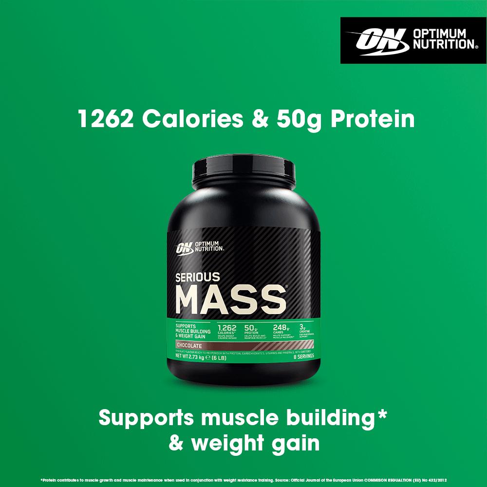 Optimum Nutrition weight gainer protein powder chocolate flavour 2.73kg (British brand)