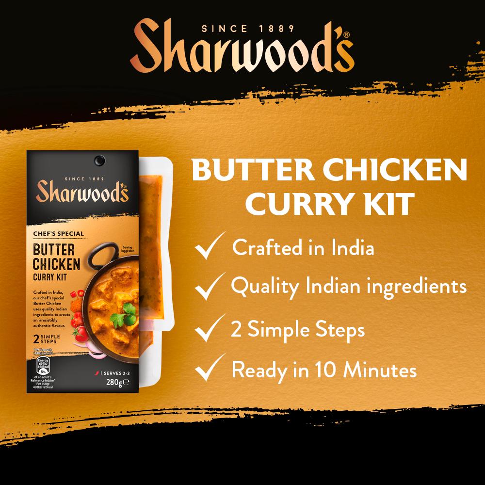 Sharwood's Butter Chicken Curry Kit 280g (British brand)