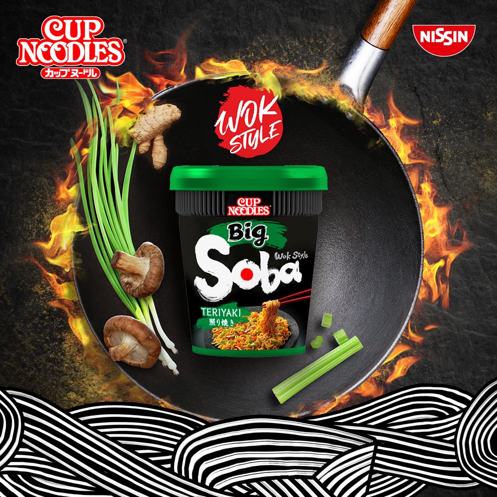Nissin Soba Classic instant noodles 113g big pot - British product