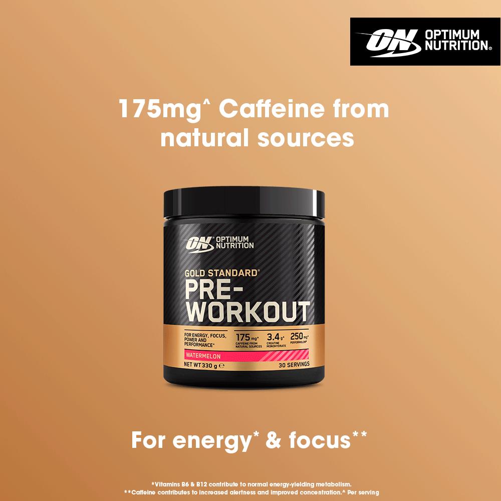 Optimum Nutrition Gold Standard Pre Workout watermelon 330g (British brand)