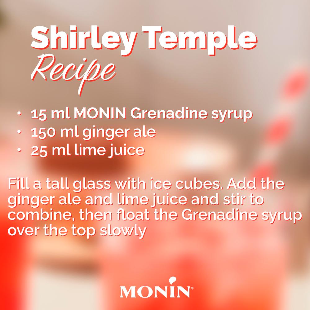 Monin Grenadine Syrup Red Berry 250ml, imported from the UK